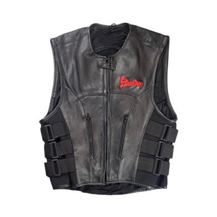 Barriers Leather GT Vest Black