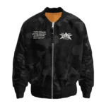 Barriers X Alpha Industries MA1 Bomber Jacket Black Camo