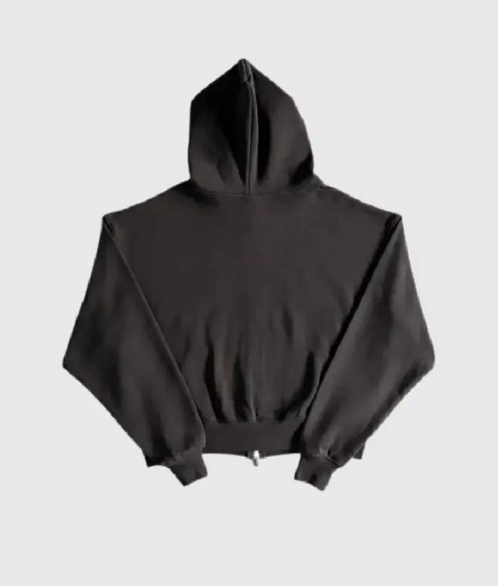 Broken Planet Double Zip Up Hoodie Black