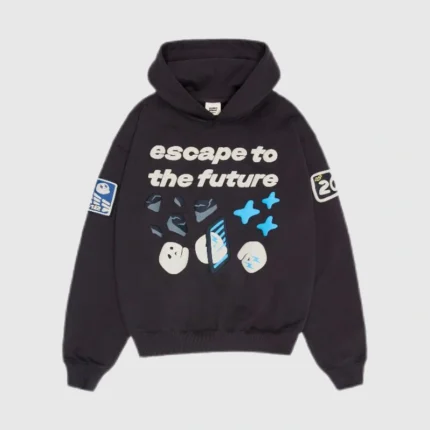 Broken Planet Escape To The Future Hoodie Black