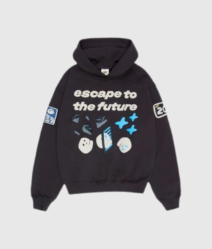 Broken Planet Escape To The Future Hoodie Black