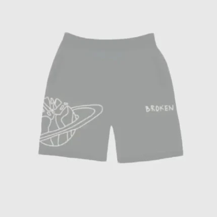 Broken Planet Market Outer Space Shorts Grey