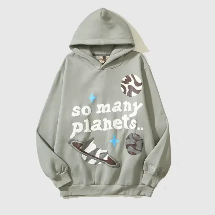 Broken Planet “So Many Planet” Hoodie- Gray