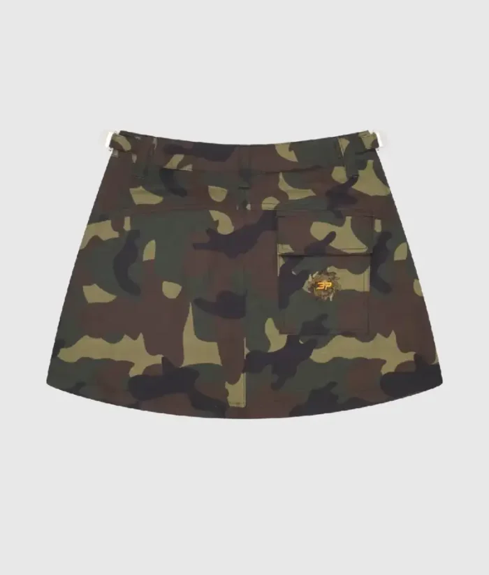 Broken Planet Women’s Ripstop Camo Skirt