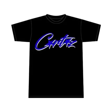 Corteiz Allstarz T Shirt Black/Blue