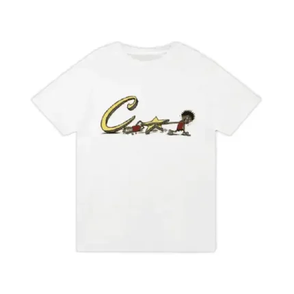 Corteiz Chainsaw T Shirt White