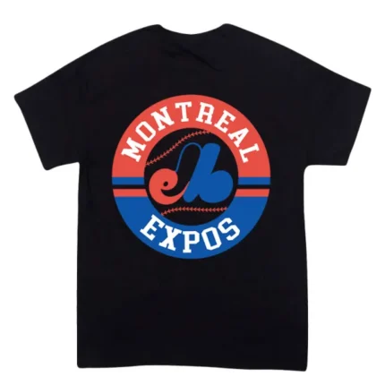 EE Ringer Montreal Expos Black T-Shirt1