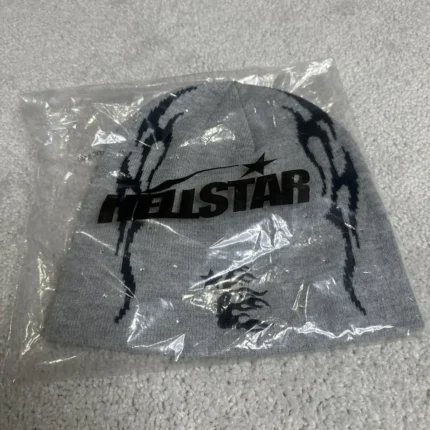 Hellstar Flame Grey Beanie