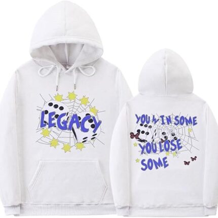 Sp5der 555555 Number Double Sided Print Hoodie