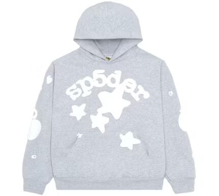 Sp5der Beluga Grey Hoodie