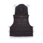 Sp5der Hooded Puffer Jacket Black