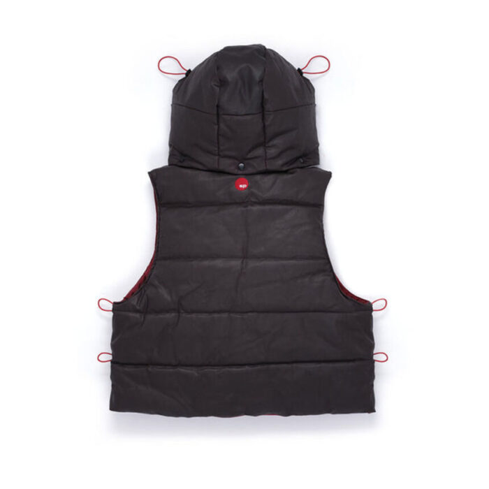 Sp5der Hooded Puffer Jacket Black