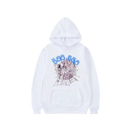 Sp5der Young Thug 555 Angel Hoodies white